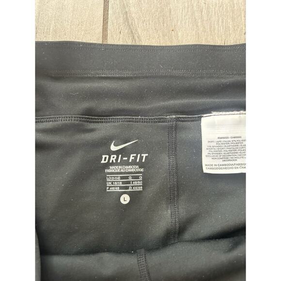 Nike DRI- Fit Skirt Black Size Large CC - Picture 2 of 3